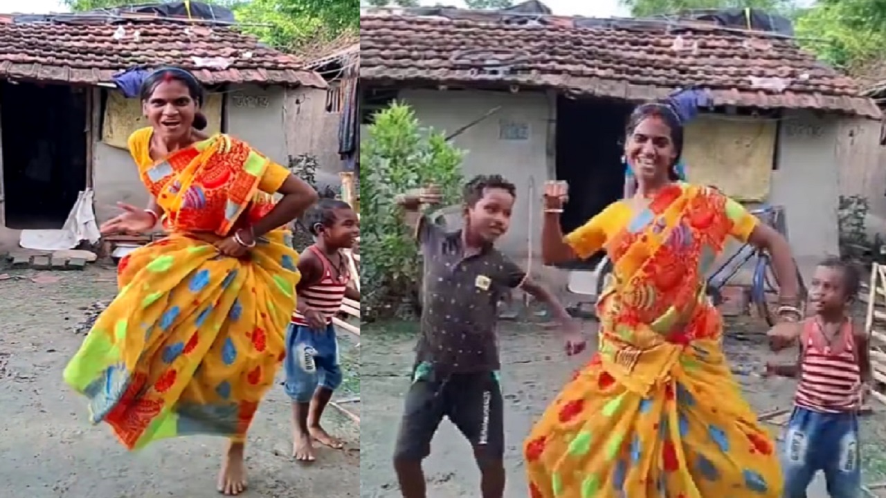 Mom Dancing with kids