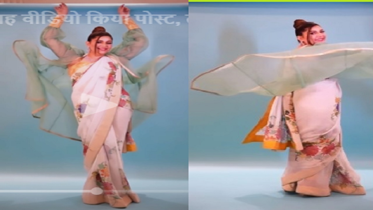 sapna choudhar saree video