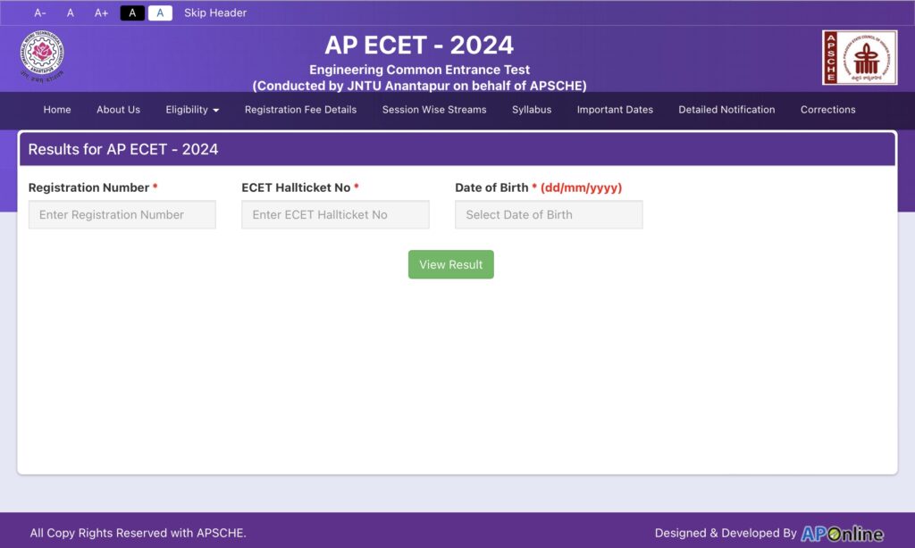 AP ECET Result