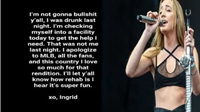 Ingrid apologized to fans