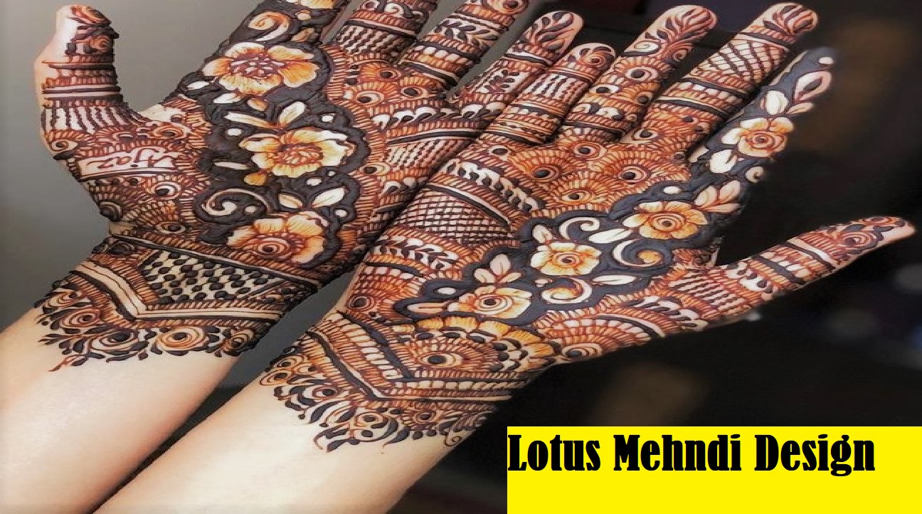 Lotus Mehndi Design