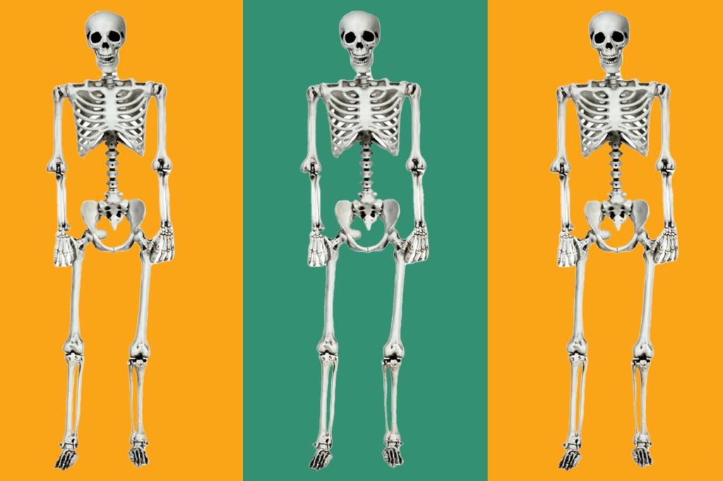 Costway 5.4ft Halloween Skeleton is over 30% off at Walmart