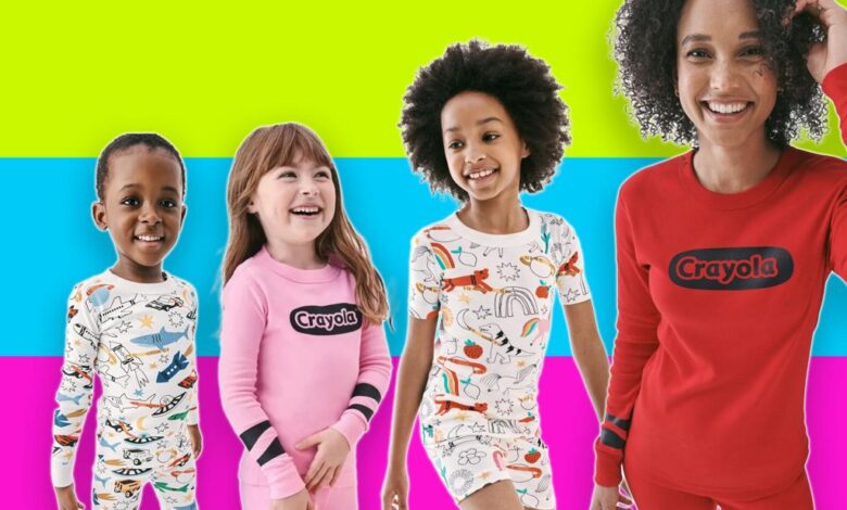 Hanna Andersson launches first-ever Crayola Color-In Pajamas