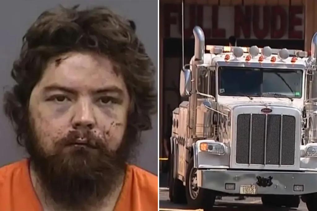 Semi-truck driver sent texts before plowing through Florida strip club