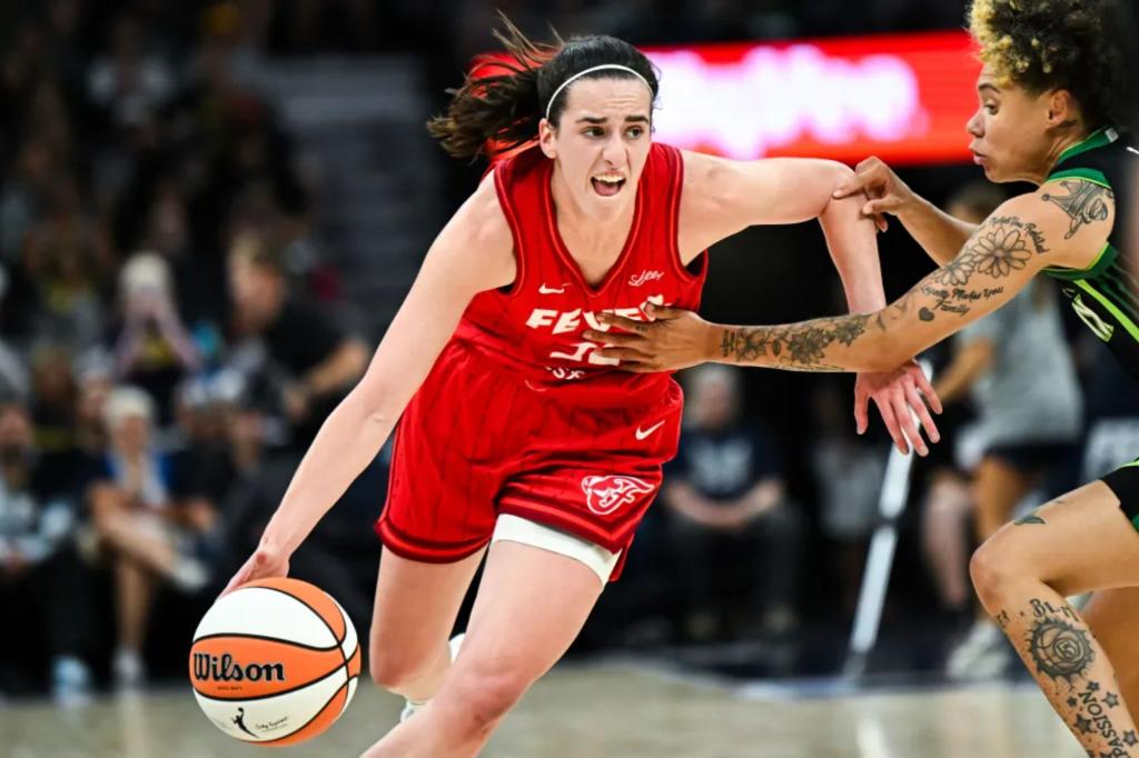 Caitlin Clark sets another record, but Fever fall to Lynx