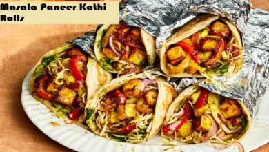 Masala Paneer Kathi Rolls