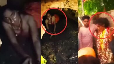 girl became a serpent in the cave