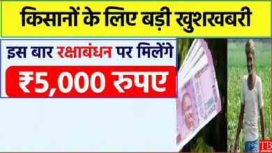 रक्षाबंधन पर किसानों को सरकार दे रही खास उपहार, 2000 की जगह मिलेंगे 5,000 रुपए